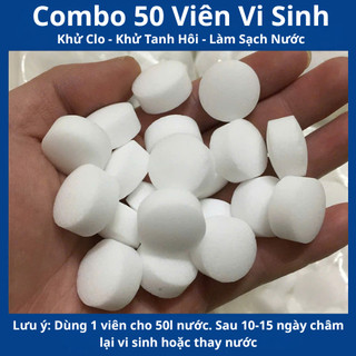 Viên Vi Sinh Làm Trong Nước, Khử Clo,Cân Bằng PH, Diệt Khuẩn