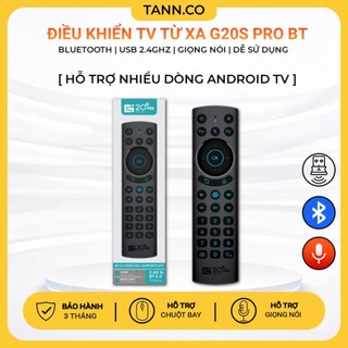 Remote Điều Khiển Giọng Nói G20S Pro BT – Bluetooth 5.0 + 2.4G, Con Trỏ Bay, Đèn Nền, Học Lệnh IR