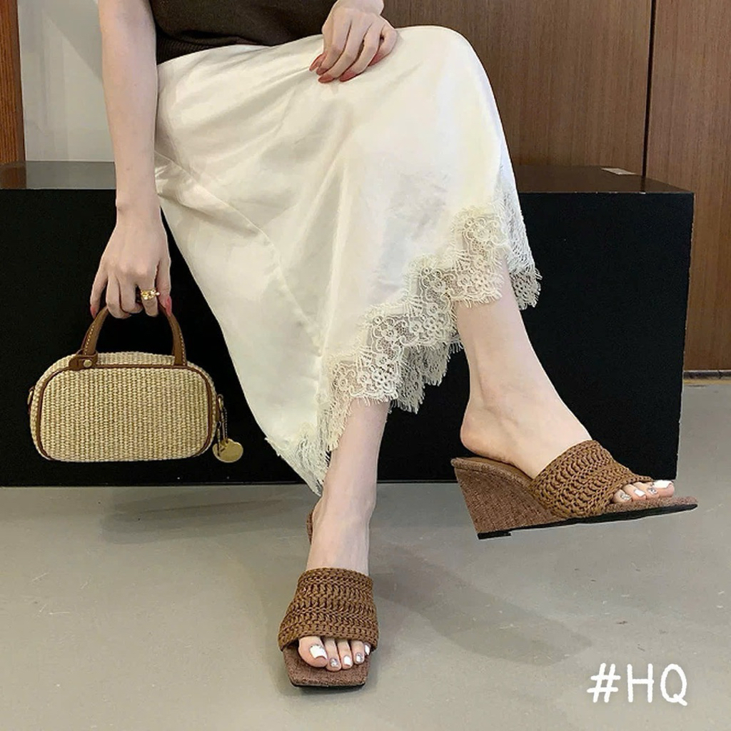 🤩🤩🤩 Dép đế xuồng quai cói