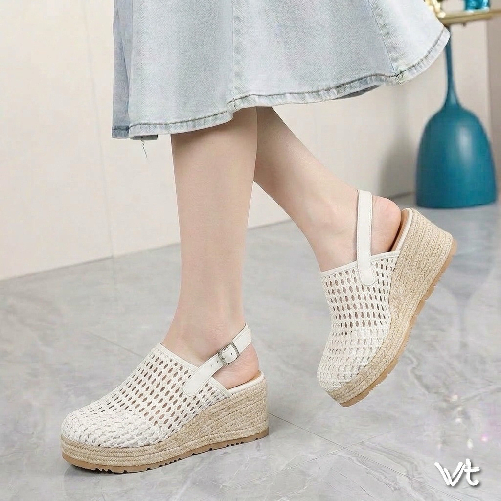 ☘ ☘    Sandal xuồng cói