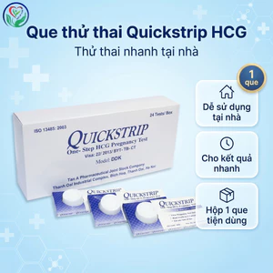 Que thử thai Quickstrip HCG phát hiện thai sớm, thử thai nhanh tại nhà – Hộp 1 que