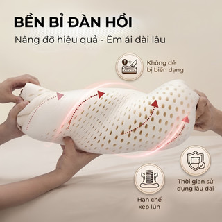 Ruột gối ôm Memory foam massage thế hệ mới M2T BEDDING Kích thước 30x90cm - êm ái, đàn hồi