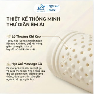Ruột gối ôm Memory foam massage thế hệ mới M2T BEDDING Kích thước 30x90cm - êm ái, đàn hồi