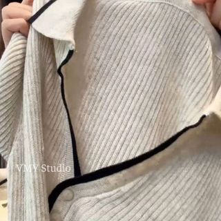 VMY Studio - Áo polo len tăm mỏng thể thao Pickleball sang trọng Hàn Quốc năng động trẻ trung, áo nữ tay ngắn năng động