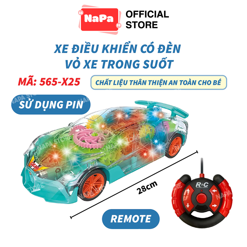 Xe Ô Tô Điều Khiển Từ Xa Cao Cấp Cho Bé, Đồ Chơi Trẻ Em Thông Minh, Xe Thể Thao Có Pin & Sạc