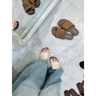 Dép Chấm Bi Xỏ Ngón Hàng Nhập QC Fullbox/Mieo Shoes D3247 D3248
