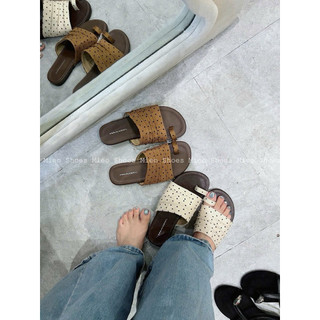 Dép Chấm Bi Xỏ Ngón Hàng Nhập QC Fullbox/Mieo Shoes D3247 D3248