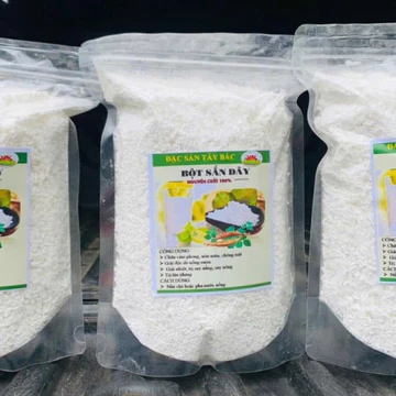 Bột Sắn Dây Nguyên Chất 1kg - Tinh Bột Sắn Dây Ta Thủ Công Thanh Nhiệt Giải Nhiệt 1kg
