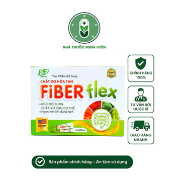 Nutifine FiBER flex Chất Xơ Hòa Tan – Hỗ Trợ Tiêu Hóa (Hộp 20 gói x 5ml)