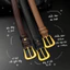 HerBelt | Thắt lưng nữ da thật bản nhỏ 2.3cm mặt vàng đồng, Dây nịt nữ công sở thanh lịch TLD020