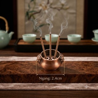 Ống Nhang không Tăm dùng cho lư hương mini trang trí bàn thờ Thần Tài Thổ Địa