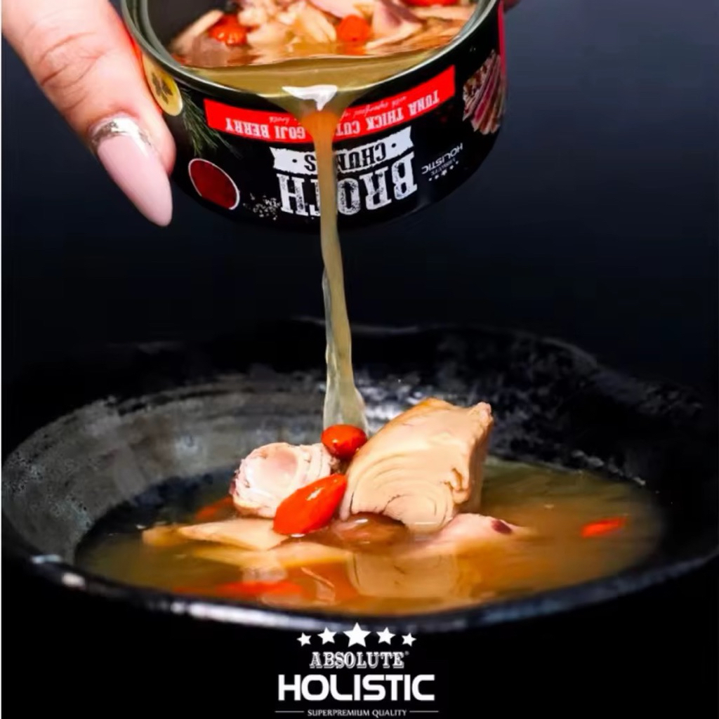 Pate Absolute Holistic Raw Stew cho chó mèo - 80gr
