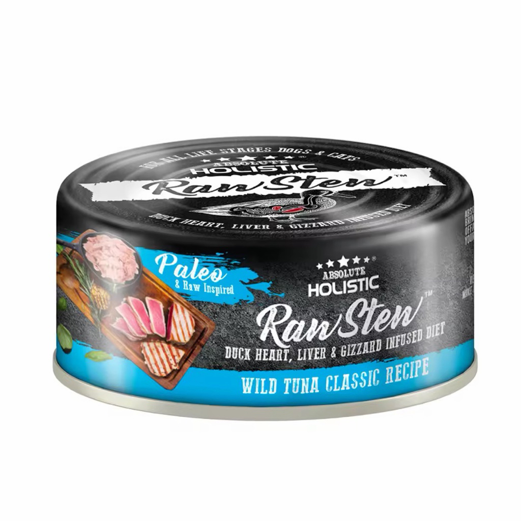 Pate Absolute Holistic Raw Stew cho chó mèo - 80gr