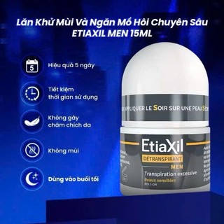 Lăn Khử Mùi Etiaxil Men 15ml: Giải Pháp Hiệu Quả Ngăn Đổ Mồ Hôi Dành Cho Nam