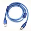 Dây Máy In USB Màu Xanh 1.5M 3M 5M 10M Kết Nối Máy In Laptop PC Tín Hiệu Ổn Định Giá Rẻ