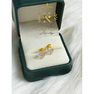 Khuyên tai nụ 3mm-8mmP610 - Có giấy đảm bảo vàng kèm theo à