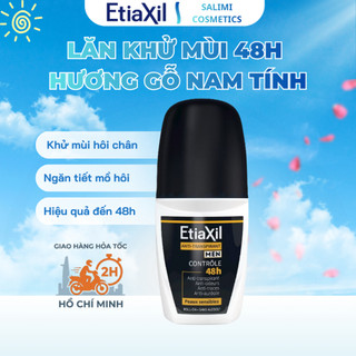 Lăn Khử Mùi Etiaxil Men 50ml, Ngăn Tiết Mồ Hôi Đến 48h, Khử Mùi Cơ Thể Hiệu Quả Từ Lần Đầu Sử Dụng