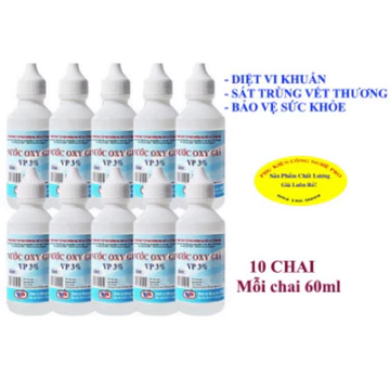 (10 CHAI) OXY GIÀ - DIỆT KHUẨN, SÁT TRÙNG VẾT THƯƠNG VÀ DỤNG CỤ Y YẾ