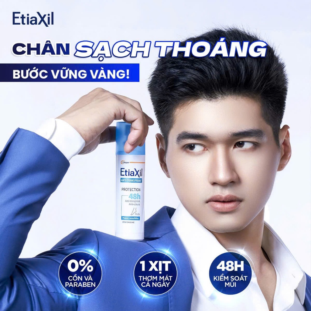 Etiaxil Xịt Khử Mùi Toàn Thân 100ml/150ml: Bảo Vệ Kép, Ngăn Tiết Mồ Hôi & Khử Mùi Hiệu Quả
