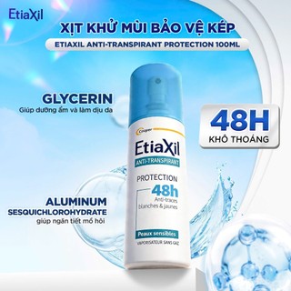 Lăn Khử Mùi Và Ngăn Mồ Hôi Chuyên Sâu Etiaxil Bảo Vệ Kép Chính Hãng Pháp Hiệu Quả Từ Lần Đầu Sử Dụng