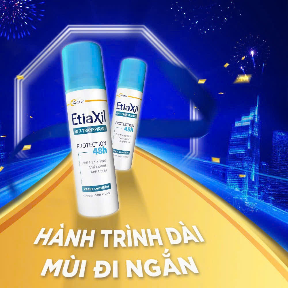 Etiaxil Xịt Khử Mùi Toàn Thân 100ml/150ml: Bảo Vệ Kép, Ngăn Tiết Mồ Hôi & Khử Mùi Hiệu Quả
