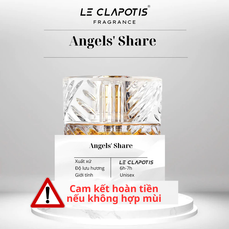 Nước hoa unisex Angels Share mùi hương Quyến rũ, Cuốn hút dung tích 10ml