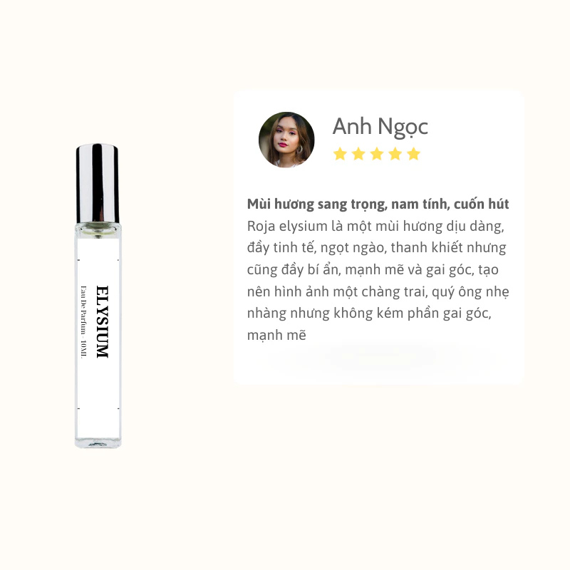 Nước hoa nam Elysium mùi hương Đẳng cấp, mạnh mẽ dung tích 10ml