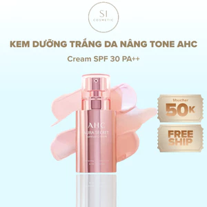 Kem Dưỡng AHC Aura Secret Tone Up Cream 50g Dưỡng Sáng Da Trắng Hồng Chính Hãng Si Cosmetic