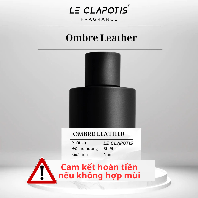 Nước hoa nam Ombre Leather EDP mùi hương Chững chạc, Nam tính dung tích 10ml