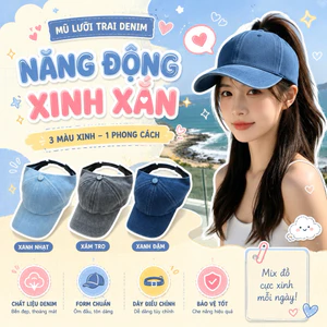 MŨ KẾT NỬA ĐẦU JEAN CÁ TÍNH,PHONG CÁCH ĐƯỜNG PHỐ