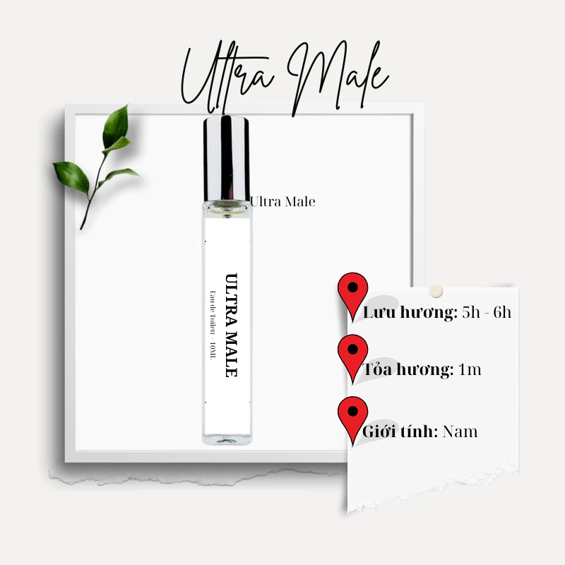 Nước hoa nam Ultra Male EDT | Nước hoa nam phong cách ấm áp, Gợi cảm, Hấp dẫn, Lôi cuốn