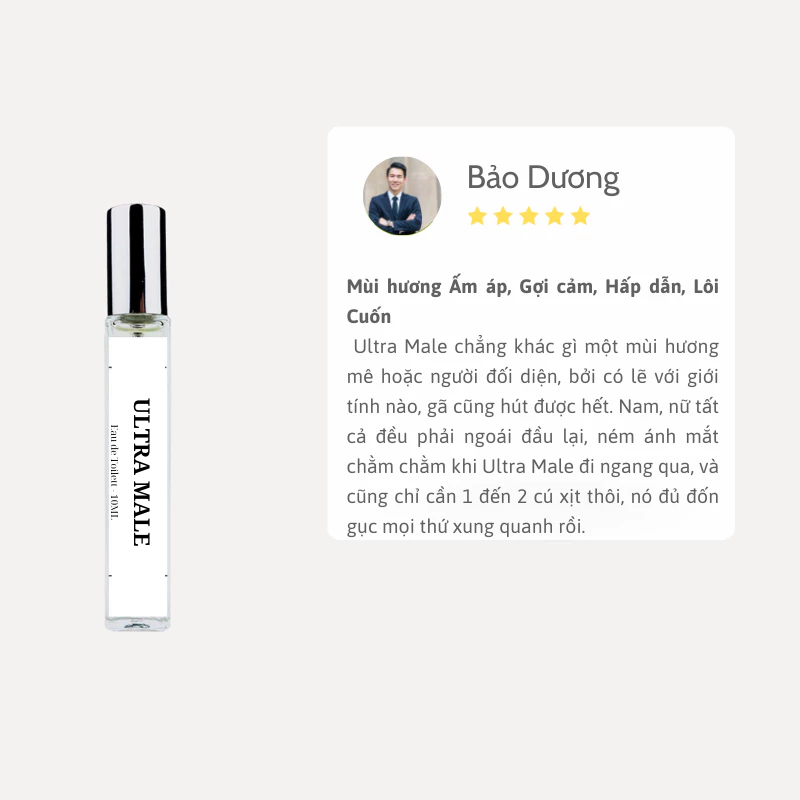 Nước hoa nam Ultra Male EDT | Nước hoa nam phong cách ấm áp, Gợi cảm, Hấp dẫn, Lôi cuốn