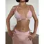 2Soonsumff Set bikini 3 mảnh buộc dây kèm chấn váy ren dáng dài sexy, bộ đồ bơi cao cấp cho nữ