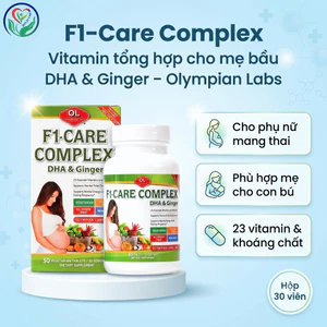 F1-Care Complex DHA & Ginger Olympian Labs vitamin tổng hợp mẹ bầu, phụ nữ mang thai và cho con bú