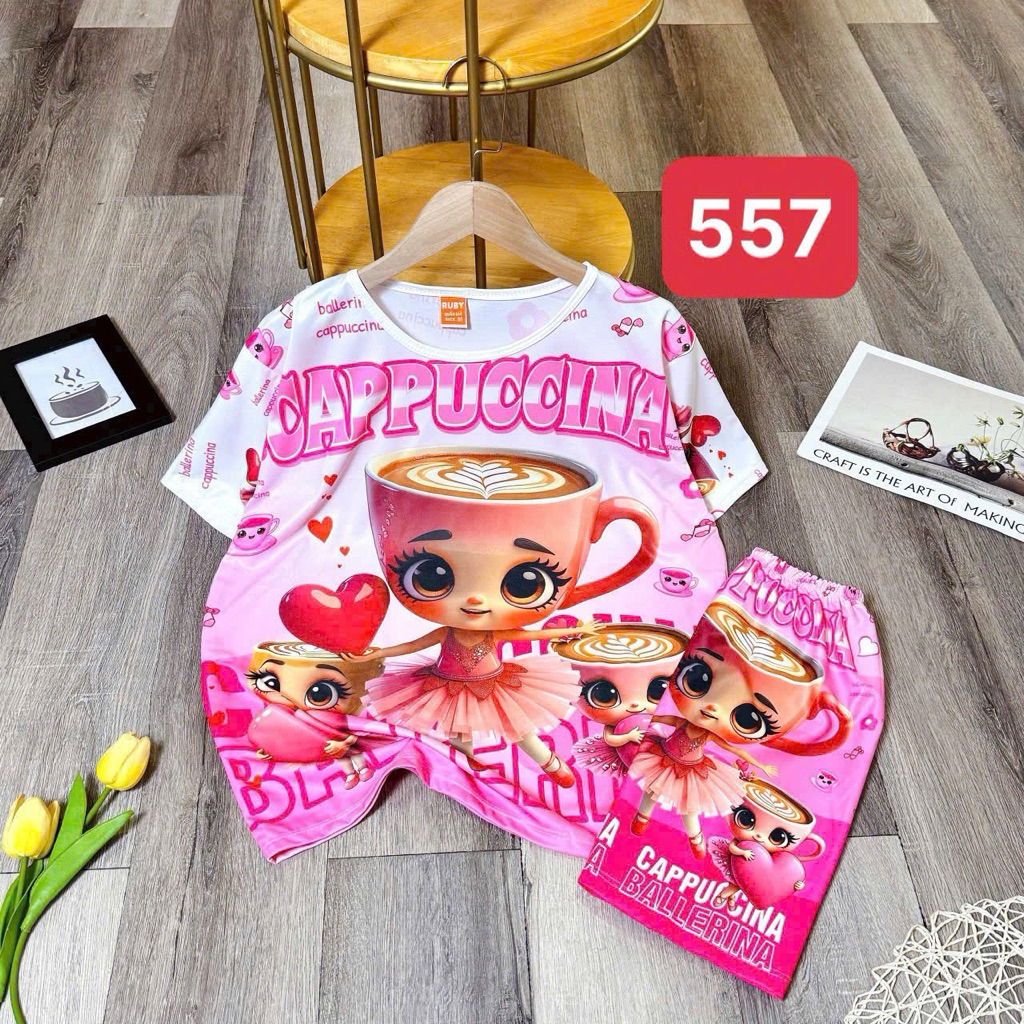 Mẫu cappuccina màu hồng đủ size 7-75kg