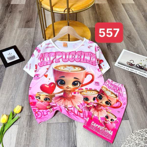 Mẫu cappuccina màu hồng đủ size 7-75kg