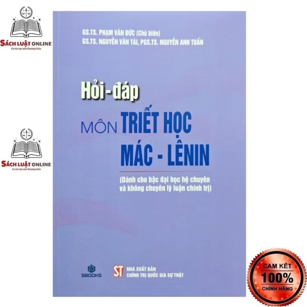 Sách - Combo Giáo trình triết học Mác Lênin và Hỏi đáp môn triết học Mác Lênin