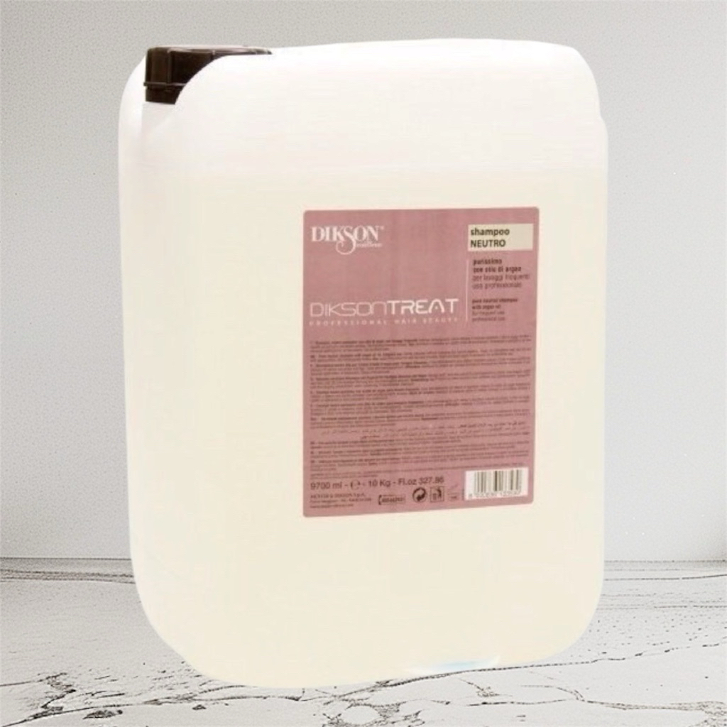 DẦU GỘI CAN 10L DIKSON NEUTRO CHỐNG LÃO HOÁ (TRẮNG) DÙNG SAU HOÁ CHẤT TẠI SALON