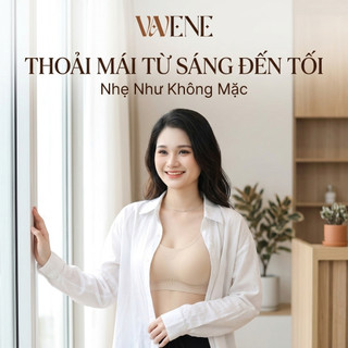 Áo lót su không gọng đệm liền VAVENE AL032, áo ngực tàng hình mỏng 1cm mát lạnh thông hơi, mỏng nhẹ thoải mái