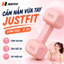 Tạ tay JUSTFIT 1KG 1.5KG 2KG 3KG bọc nhựa cao cấp, tập gym yoga tại nhà chống trơn chống lăn