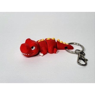 {Móc khoá} Flexi Khủng Long T-Rex nhỏ xinh siêu ngầu in 3D-Treo balo, túi xách, chìa khoá ấn tượng