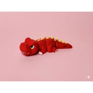 {Móc khoá} Flexi Khủng Long T-Rex nhỏ xinh siêu ngầu in 3D-Treo balo, túi xách, chìa khoá ấn tượng