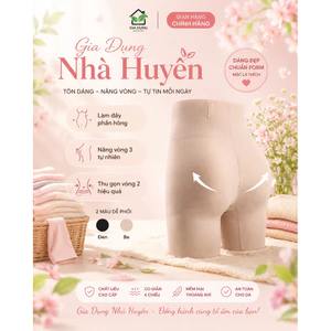 Quần Độn Mông Nâng Vòng 3 Cạp Cao Định Hình Vòng 2 Dáng Dài Chất Su Thoáng Mát Có 2 Thanh Cố Định -- 251062