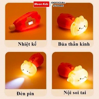 Bộ đồ chơi bác sĩ cho bé gái bé trai có đèn mô phỏng thiết bị y tế nhập vai bác sĩ nha khoa y tá