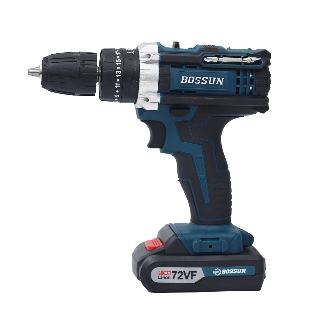 [Tặng phụ kiện] Bộ máy khoan giá đình đa năng BS BOSSUN BS-ID1072VF, Lực 55Nm, 3 chức năng khoan vít