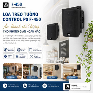 Loa Treo Tường Control PS F-450 Công Xuất 80W Treo Tường, Dùng Trong Phòng Nghe Nhạc, Phòng Trà, Quán Cafe, Hát Karaoke