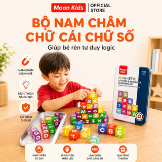 Bộ Xếp Hình Nam Châm Chữ Và Số Cho Bé 40PCS Đồ Chơi Giáo Dục