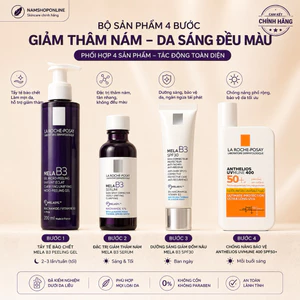 Bộ Mela B3 4 Bước Giảm Thâm Nám Sáng Da La Roche-Posay Chính Hãng