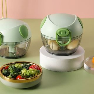 Máy Xay Tỏi Ớt Cầm Tay Hình Heo TA HOME STORE - Dụng Cụ Xay Tỏi Ớt Kéo Tay Đa Năng