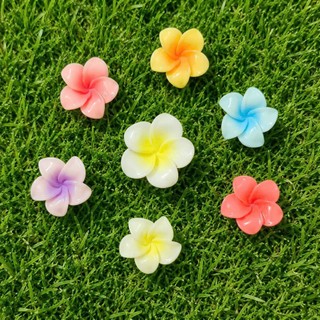🌺 Set Charm Hoa Sứ Cầu Vồng Pastel – Rainbow Plumeria Flower Charm